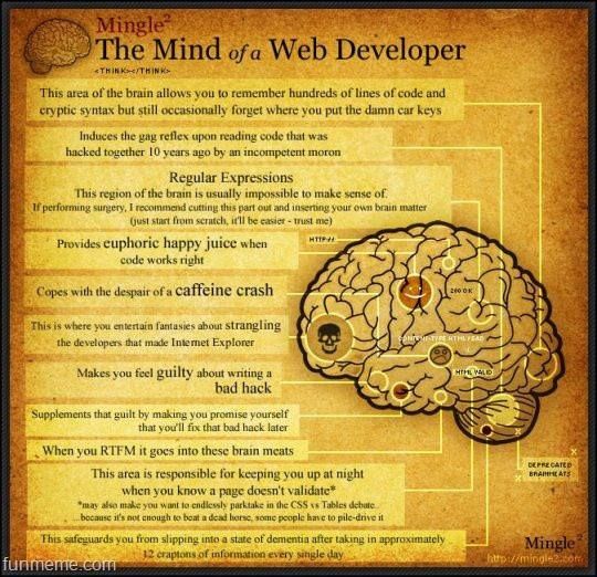 mind of a web developer