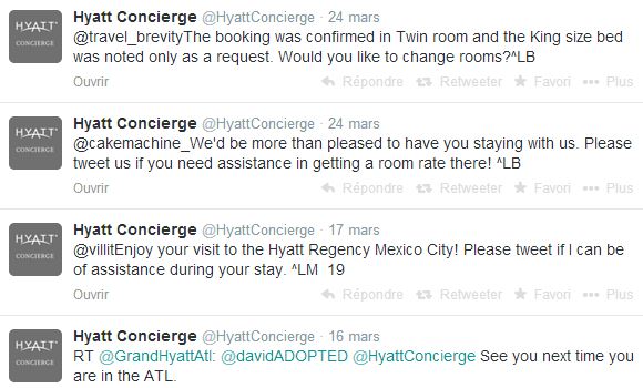 Hyatt concierge