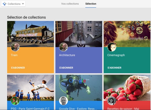 Google lance officiellement les collections sur son réseau social Google+
