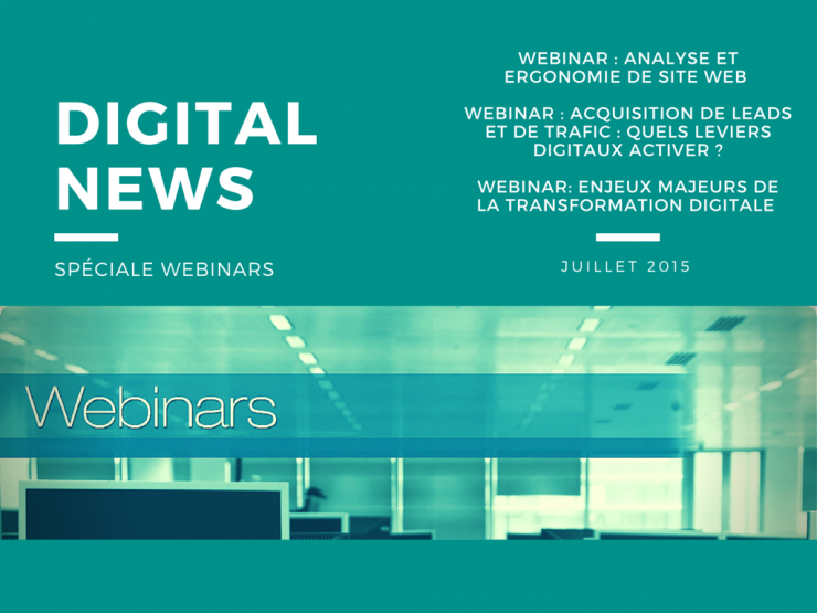 DIGITAL NEWS – SPÉCIAL WEBINARS !!!