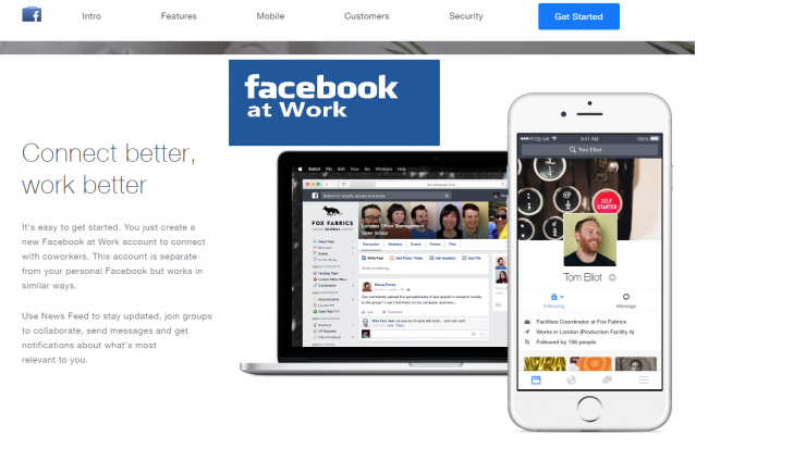 Facebook At Work : Une version destinée aux entreprises.